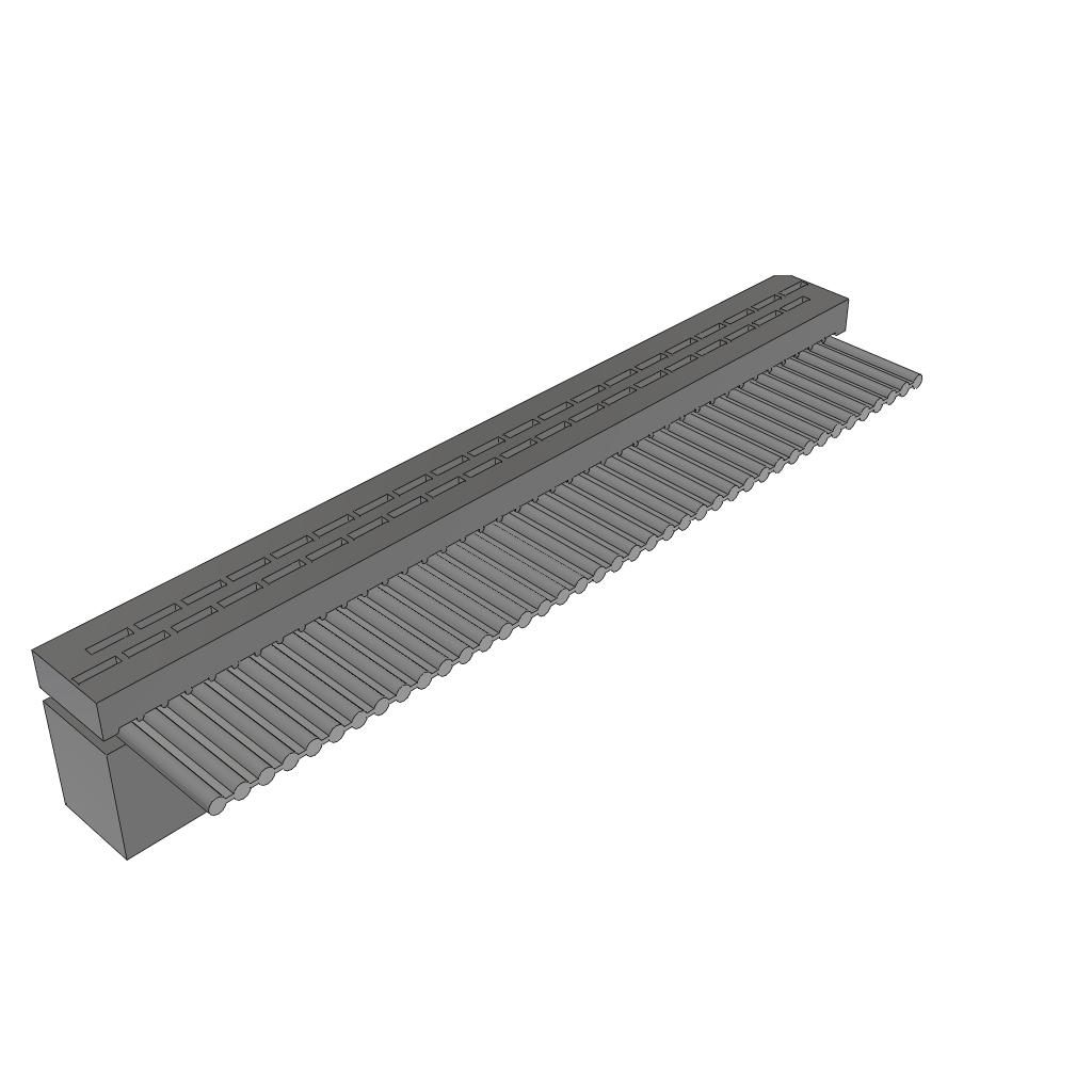 Cable Assembly Flat Ribbon 0.406m 28AWG IDC Connector 40 POS SKT IDT Bulk