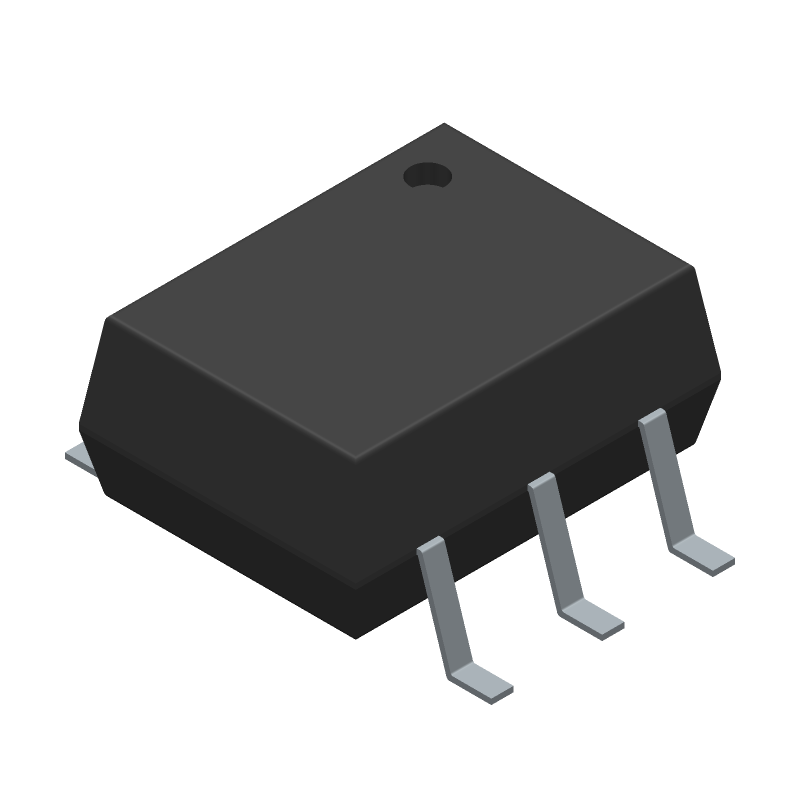 1-Ch Optical SSR, 4kV Isolation, 1A, -40°C to 85°C, DIP-6