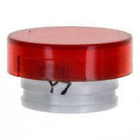 CAP PUSHBUTTON ROUND RED