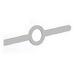 Connector Accessories Cap Straight Brass Silver Nickel