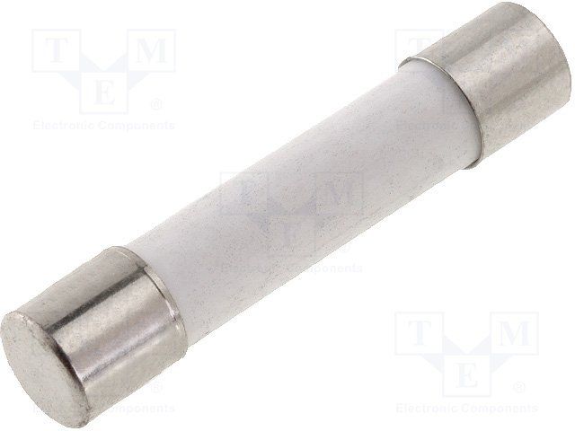 Fuse Miniature Slow Blow Acting 1.25A 500V Holder Cartridge 6.3 X 32mm Ceramic Box cULus