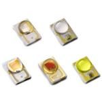 Amber Uni-Color LED Emitter, 604nm, SMD EP, 2-Pin, High Brightness