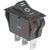 Illuminated Rocker Switch, SPDT, 20A, 250V, Black