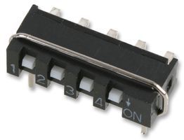MULTICOMP   SIP-04A   DIP / SIP Switch, SIP Series, SPST, SIP, Through Hole, 10 mA, 5 VDC