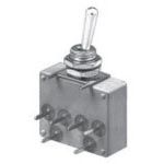 DPDT Toggle Switch, 4A 250VAC 30VDC, Right Angle, Solder