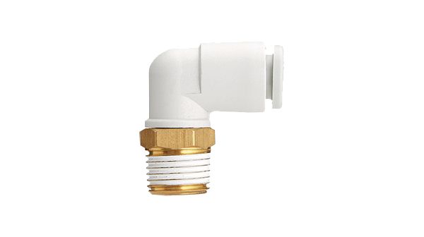 Angle plug-in connector -100 kPa. . .1 MPa, KQ2L10-02AS, SMC