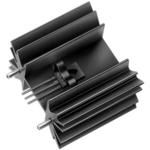 Heat Sink Passive TO-220 Vertical Thru-Hole 4.5K/W Black Anodized