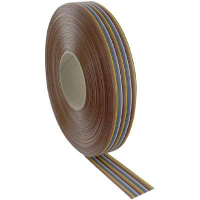 Ribbon cable 1.27 mm   25 x0.080 mm², 3302/25, 3M