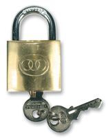 ENGLISH CHAIN CO         SECT06C             PADLOCK, BRASS, TC, 63MM, NO.266