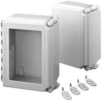 Fiberglass Junction Box, IP66, Grey, Polyester