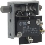 SPDT Safety Interlock Switch, 15A 250VAC/250VDC, Screw Mount