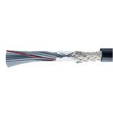 9C 28AWG 1.27mm Pitch Shielded PVC Round Flat Cable 300V