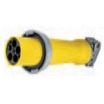 Conn Power RCP 4Power/1Ground POS ST Panel Mount 5 Terminal 1 Port