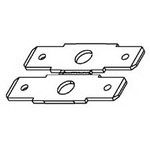Quick Disconnect Terminal Brass M/M 25.7mm Tin Loose