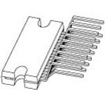 Audio Amp Speaker 1-CH Mono 40W Class-B/Class-H 17-Pin DBS17P Bulk