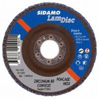 Sidamo Zirconium Dioxide Fine Flap Disc, 120 Grit, 13200rpm, 115mm x 22mm Bore
