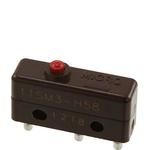 SPDT Snap Action Switch, 5A 250VAC, Plastic Actuator, Chassis Mount