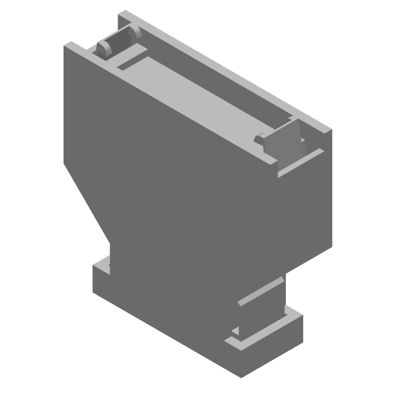 Backshell 180° Nickel Over Copper Zinc Bag