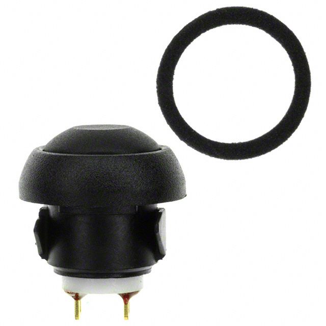 Illuminated Pushbutton Switch SPST Momentary 0.4A 125VAC 50VDC Solder