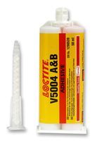 LOCTITE 1290539 Adhesive, Structural, Epoxy - 2 Part, Cartridge, White, 50 ml, LOCTITE V5004