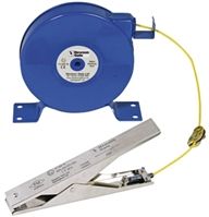 9m Straight ESD Static Grounding Clamp, 40mm Jaw Opening