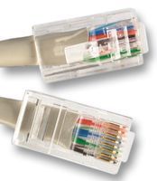VIDEK         1965-3X            Network Cable, Cat5e, RJ45 Plug, RJ45 Plug, 9.8 ft, 3 m, Beige