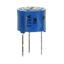 RESISTOR, TRIMMER, CERMET, 1 TURN(S), 0.06 W, 1000000 ohm, ROHS COMPLIANT
