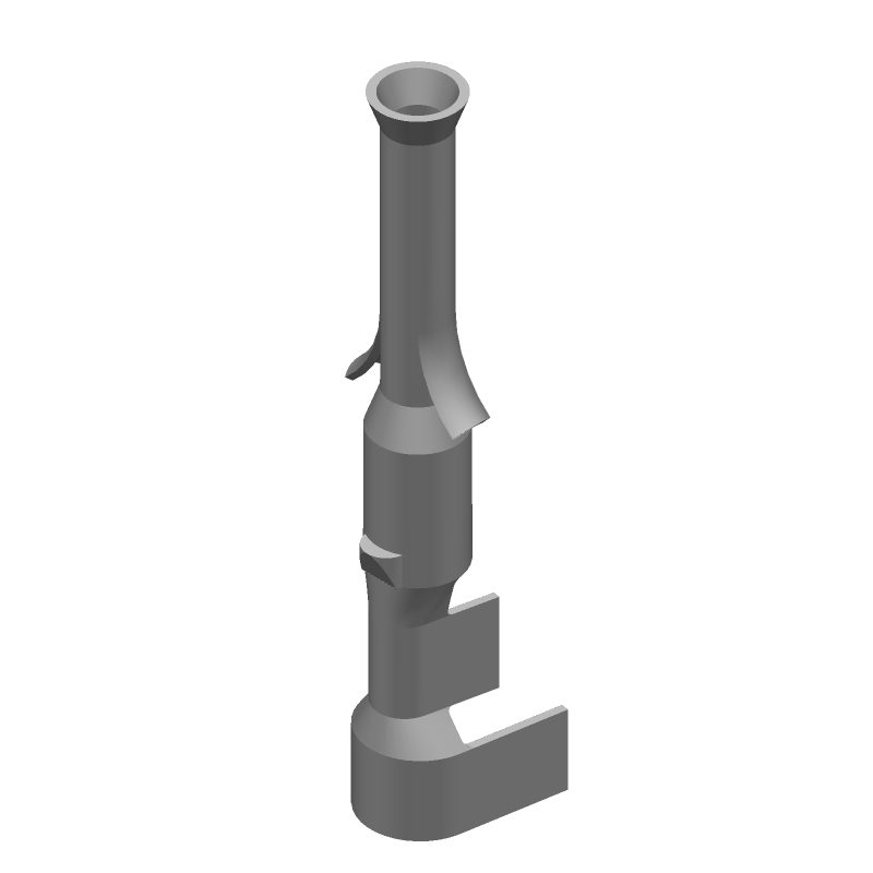 Female Power/Signal Crimp Contact, 9A, 250V, 18-24AWG, Shielded