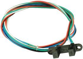 Slotted Optical Sensor, NPN Open Collector, 70ns Response, IR