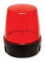 VISIONALERT   31105372   Beacon, Xenon, Red, Single Flash, 5W, 253VAC, IP67, 81mm Dia., 100mm Height