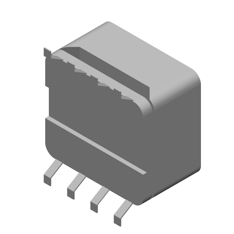 Inductor Power Shielded Wirewound 100uH 15% 1KHz 40Q-Factor Ferrite 1A 0.28Ohm DCR T/R