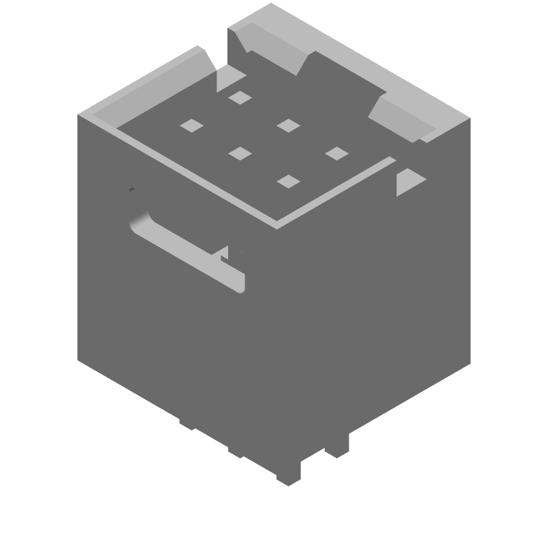 6 Pos 2 Row 2.54mm Pitch Male Header, 3A, Gold Contact