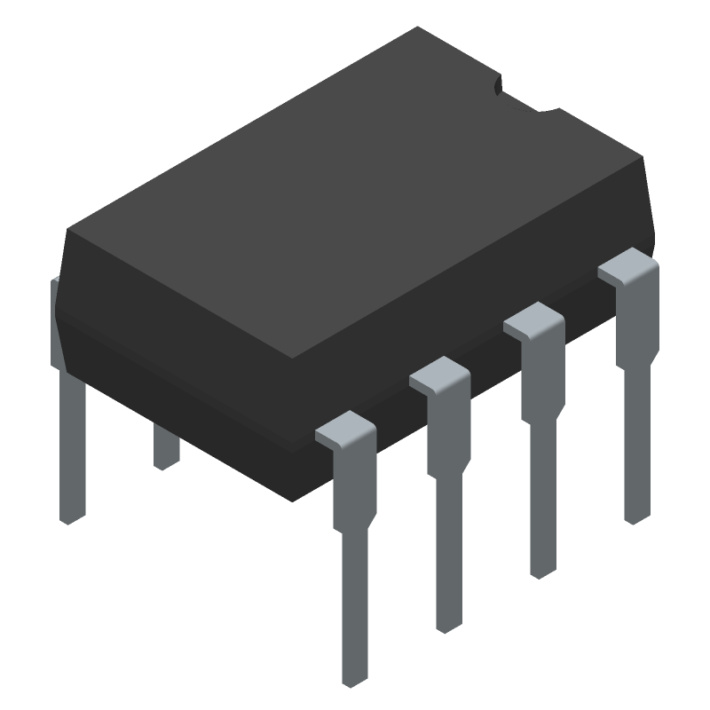 2-Ch Optical SSR, 600V, 40mA, 1.5kV Iso, DIP-8