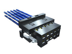24AWG Discrete Wire Cable Assembly, SKT-SKT, -40 to 125°C