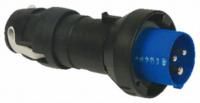 3P+E IP66 ATEX Approved Power Connector, Plug, 16A 415 V