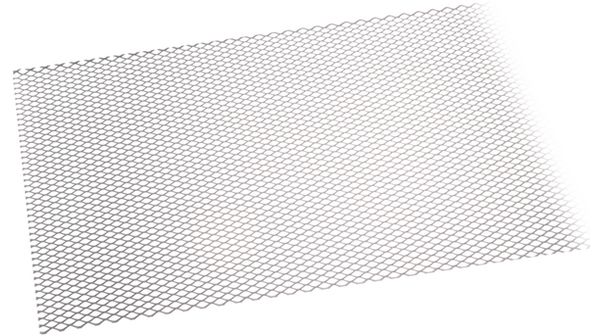 Steel expanded metal 500 x 250 x 2.2 mm, 4001116376542, Alfer