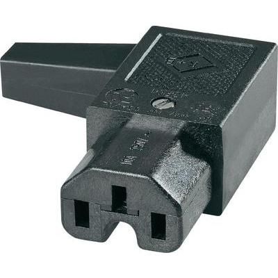 Hot wire connector C15 Socket, right angle Total number of pins: 3 10 A Black K & B 43R012211 1 pc(s)