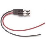 Coaxial Cable Assembly: BNC Male to Free Ends, 20AWG PVC, 149mm, 500V