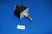 DPDT Toggle Switch, ON-OFF-ON, Locking Lever, 20A 277VAC, Solder