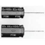 82uF 420V Aluminum Electrolytic Capacitor, Radial, 7.5mm Pitch