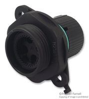 Tee Plug Panel mount 4 pole Screw terminal with male contacts 7mm to 12mm cable diameter, 4 mm max conductor size IP68 17.5A 450V 1 cable entry