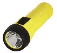 Wolf Safety TS-30+, 2 x LR20, LED Torch, Impact Resistant Thermoplastic, 70 lm, Black/Yellow, Hazardous Area