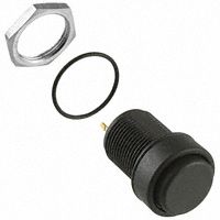 Switch Push Button N.O./N.C. SPDT Flat Round Button 3A 28VDC Momentary Contact Panel Mount/Through Hole PC Pins Automotive