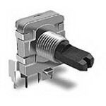 Mechanical Encoder Rotary Incremental Flat Straight Quadrature Digital Square Wave 12PPR Through Hole PC Pin