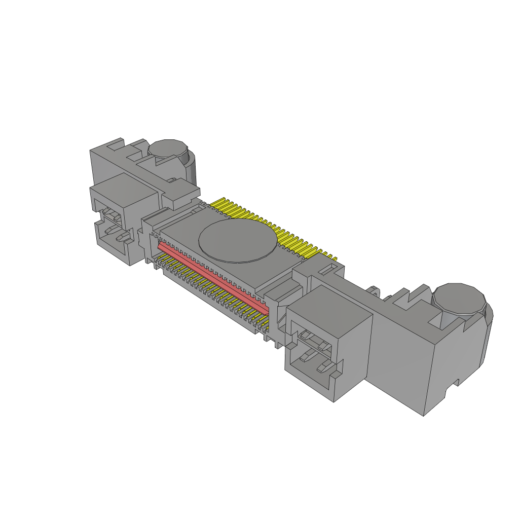 Micro High Speed Terminal Strip, 8Power/26Signal, HDR, 300VAC, -55 to 125°C