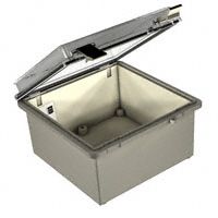 BOX ABS/PC GRY/CLR 5.9L X 5.9W