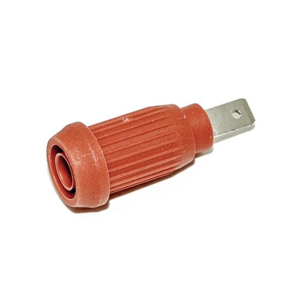 Test Plugs & Test Jacks RED SPADE JACK