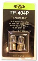 TORCH LAMP, SPARE, T4, 2PK