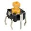 Tactile Switch, 6x6x7.3mm, 50mA, 24VDC, SPST, Through Hole