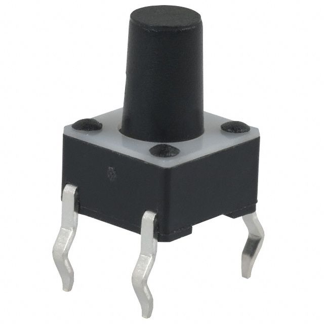 Tactile Switch SPST-NO 160gf 50mA 50VDC Through Hole